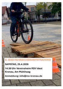Mehr über den Artikel erfahren E-Bike Fahrsicherheitstraining